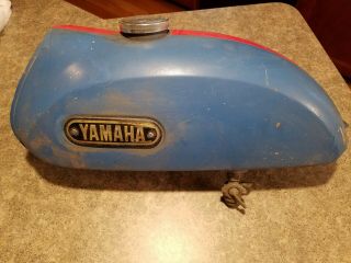 Vintage Yamaha Enduro Dt Dt1 Dt2 Dt3 100 125 175 250 360 400 Gas Tank W/ Emblems