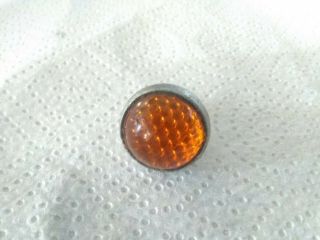Vintage Bicycle Parts.  Real Glass License Or Bicycle Fender Reflector