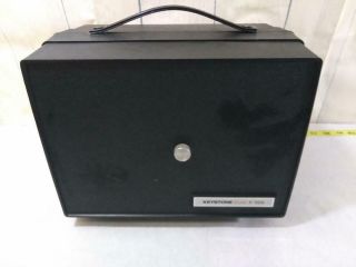 Vintage Keystone Dual K - 529 Movie Film Projector Metal Case Standard 8