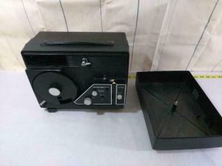 VINTAGE Keystone Dual K - 529 Movie Film Projector Metal Case Standard 8 3