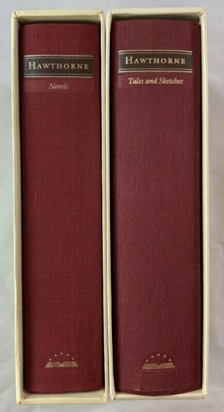 Library Of America Set / Nathaniel Hawthorne Novels & Tales And Sketches
