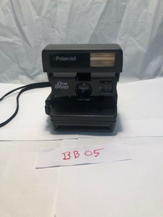 Vintage Polaroid One Step 600 Film Camera With Strap