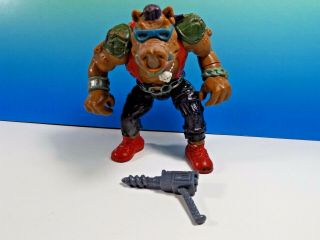 Vintage 1988 Teenage Mutant Ninja Turtles Tmnt Playmates - Bebop W/ Drill Gun