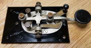 Vintage Wwll Military? J - 38 Telegraph Key Morse Code Cw Ham Radio Very Good Cond