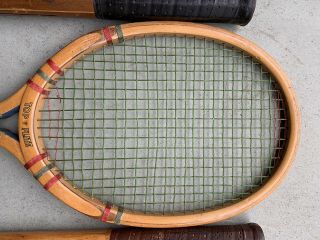 5 Vintage Proline Tennis Rackets. 3
