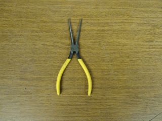 VINTAGE CRESCENT THIN NOSE NEEDLE NOSE PLIER NO 777 - 7 SPRING LOADED 7 