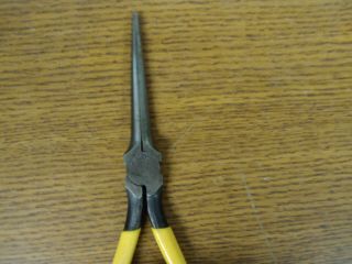 VINTAGE CRESCENT THIN NOSE NEEDLE NOSE PLIER NO 777 - 7 SPRING LOADED 7 