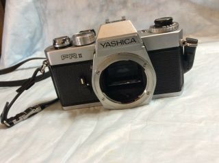 = Yashica Fr Ii 35mm Film Slr Camera Body Only Chrome