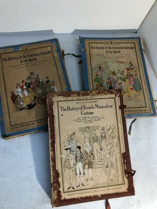 300 Costume Plates C 1926 - The History Of The Feminine Costume Of The World