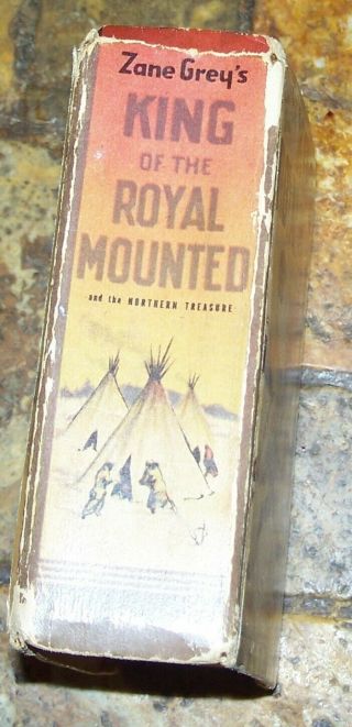1937 Big Little Book Zane Grey ' s King of the Royal Mounted HB Internally Unread 3