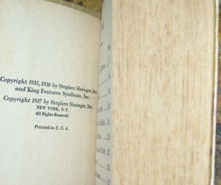 1937 Big Little Book Zane Grey ' s King of the Royal Mounted HB Internally Unread 4