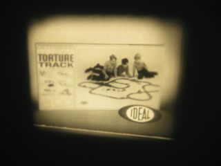 Vintage 16mm Ideal Toy Game Film Commercial - Motorific Torture Track B&w U2 - 4