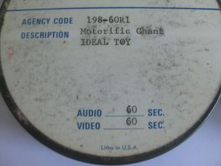 Vintage 16mm IDEAL TOY GAME Film Commercial - MOTORIFIC TORTURE TRACK B&W U2 - 4 2