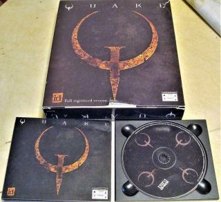 Quake Full Registered Version Game (PC,  1996) Big Box Vintage Windows CD - ROM 6