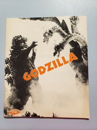 Vintage 1977 Crestwood House Monster Series Book Godzilla - Ian Thorne Paperback
