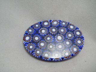 Org Vintage Art Glass - Murano Miniature Paperweight - Millefiori Discs - 262