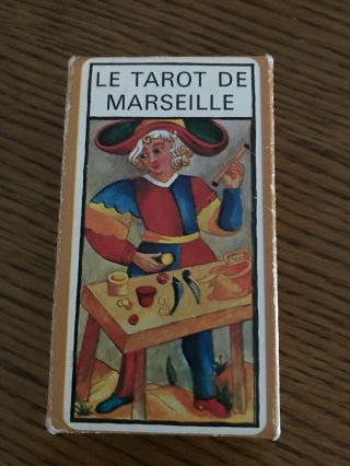 Vintage Le Tarot De Marseille 78 Card Deck 1983 French/english Instructions