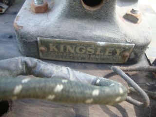 Vintage Kingsley Gold Stamping Machine Hot Foil Stamping parts repair 5