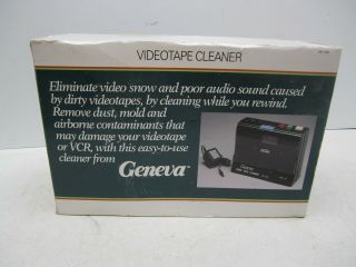 Geneva Pf - 740 Tape Cleaner (power Cable Is Cut_