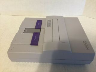 Vintage Nintendo SNES Console Only Cleaned VG 2