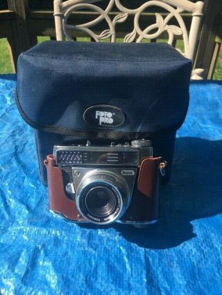Vintage Kodak Retina Compus 35mm Camera With Case No Strap 45mm Lens
