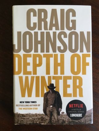 Depth Of Winter First Edition By Craig Johnson 1st Printing Hc Dj Longmire