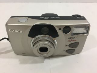 Canon Sure Shot 85 Zoom Date Saf 35mm Point & Shoot Film Camera Tested/works