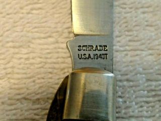 Vintage SCHRADE OLD TIMER 194OT Single Blade Pocket Knife In The Box 5