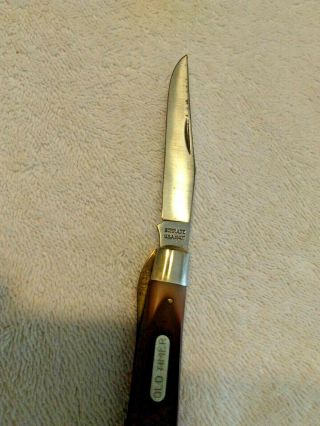 Vintage SCHRADE OLD TIMER 194OT Single Blade Pocket Knife In The Box 7