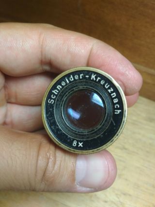 Vintage Lens Schneider Optik Kreuznach 8X 7
