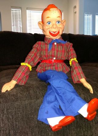 ©1972 Vtg 26” Howdy Doody Large Puppet Doll Eegee