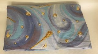 Vintage Harry Potter Quidditch Twin Flat Sheet Pre Movie Made In Usa