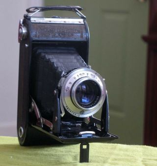Vintage German Voightlander Bessa F 4.  5 Folding Camera