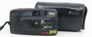 Ricoh Lx - 25 Panorama 35mm Point & Shoot Compact Film Camera.  &
