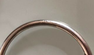 Vintage Sterling Silver 18k Gold Bracelet 6