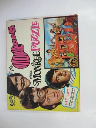 Vintage 1967 Fairchild The Monkees OFFICIAL MONKEE PUZZLE 100 Complete 3