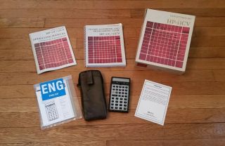Hewlett - Packard Hp - 41cv Calculator W/ Case,  Manuals, .  Bad Battery Pack