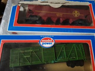 Vintage Model Power HO Scale TRAIN SET,  2 engines,  transformer,  & much more 5