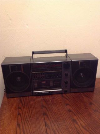 Vintage Fisher Boombox Stereo Music Blaster Ph 418 - High Fidelity System Ac/dc