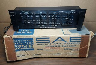 Sae 1800 Solid State Stereo Parametric Equalizer
