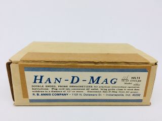 Vintage Han D Mag Model 10 Double Ended Probe Tape Deck Demagnetizer 115v 2