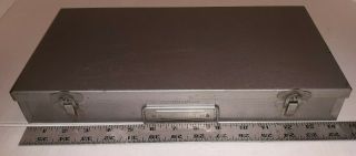 Vintage 35mm Slide BRUMBERGER Metal Box Tray File Case Holder 4