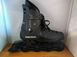 Vintage Rollerblades Microblade Womens Size 8 Solid Black