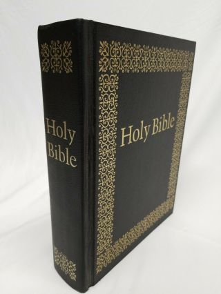 Vintage 1970 Holy Bible King James Large A.  J.  Holman Company Nashville