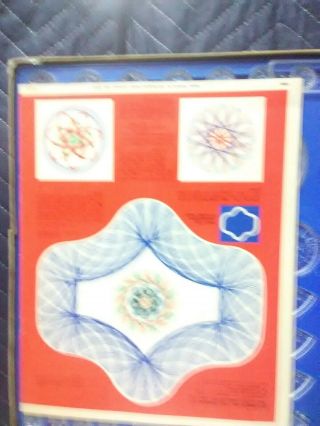 Vintage 1969 Kenner ' s no 2400 SPIROGRAPH plus SQUARE 5
