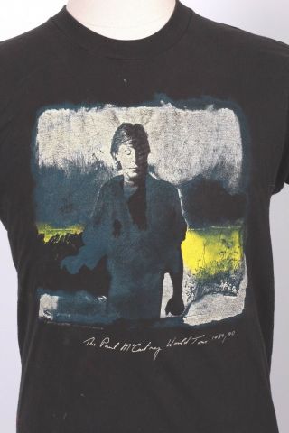 Vtg 1989/90 Paul Mccartney Rock Concert Tour T Shirt Usa Mens Size Large