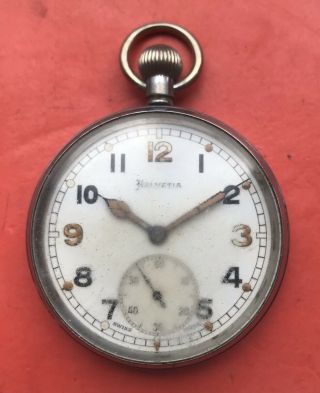 Vintage Military Helvetia Pocket Watch Spares