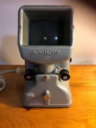 Zeiss Ikon Moviscop 16mm Motion Picture Viewer W/power Cord