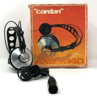 Vintage AKG K140 600 ohm headphones - balanced 7