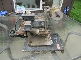 Vintage Franklin Imprinting Hot Foil Stamping Embossing Machine Powers On